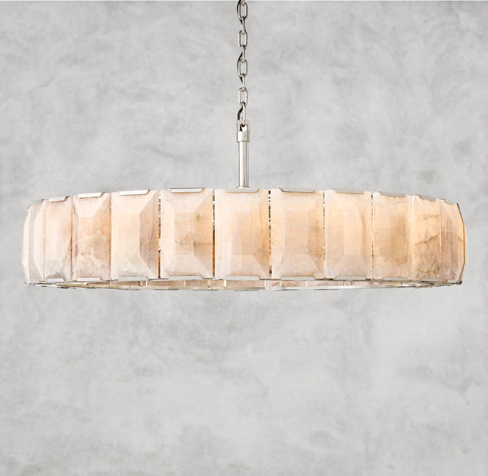 Harlow Calcite Round Chandelier 19", 31", 43", 60"